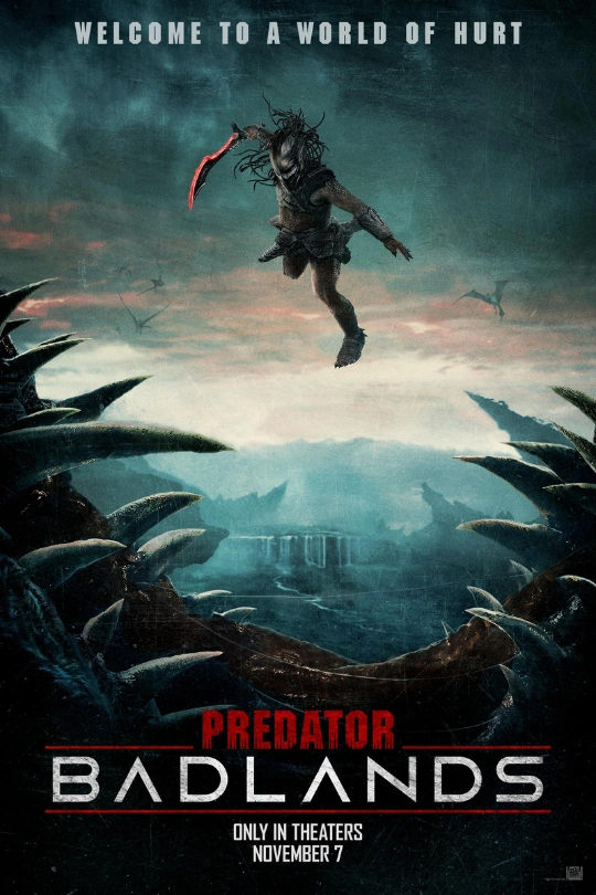 Predator Badlands action horror movie poster in 4K