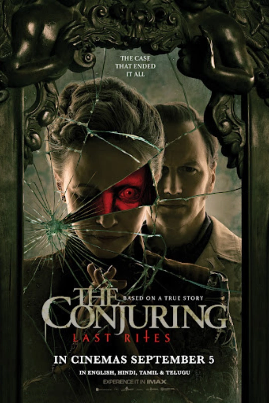 The Conjuring Last Rites horror movie poster in 4K
